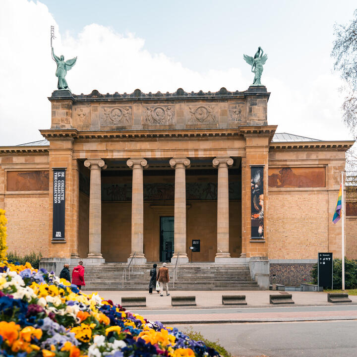 De gevel van het Museum voor Schone Kunsten in Gent