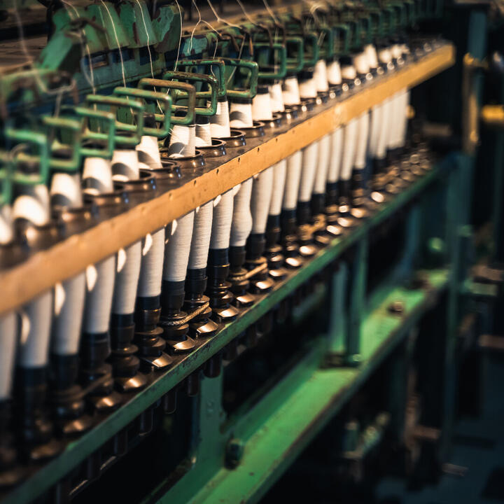 spinmachine in het Industriemuseum