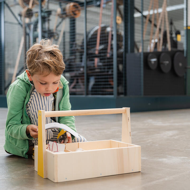 Museumspel: met de gereedschapskist op stap doorheen het Industriemuseum