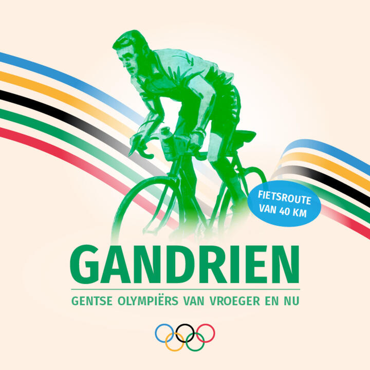 Ontdek de Olympische Spelen via de fietsoute Gandrien