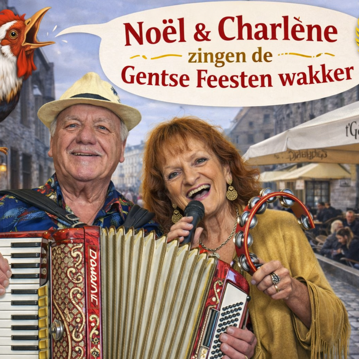 Noël Fack en Charlène- echte Gentse café-chantant