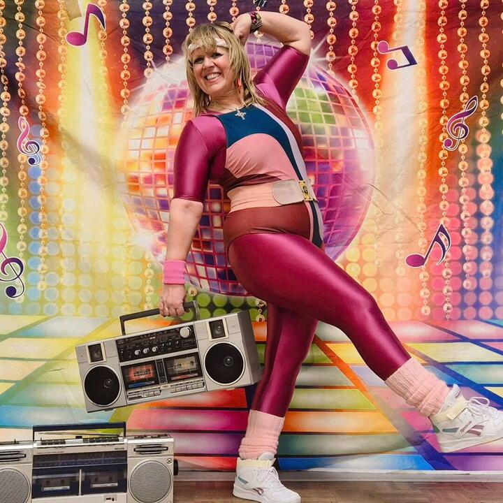 80's aerobics - Petra is here