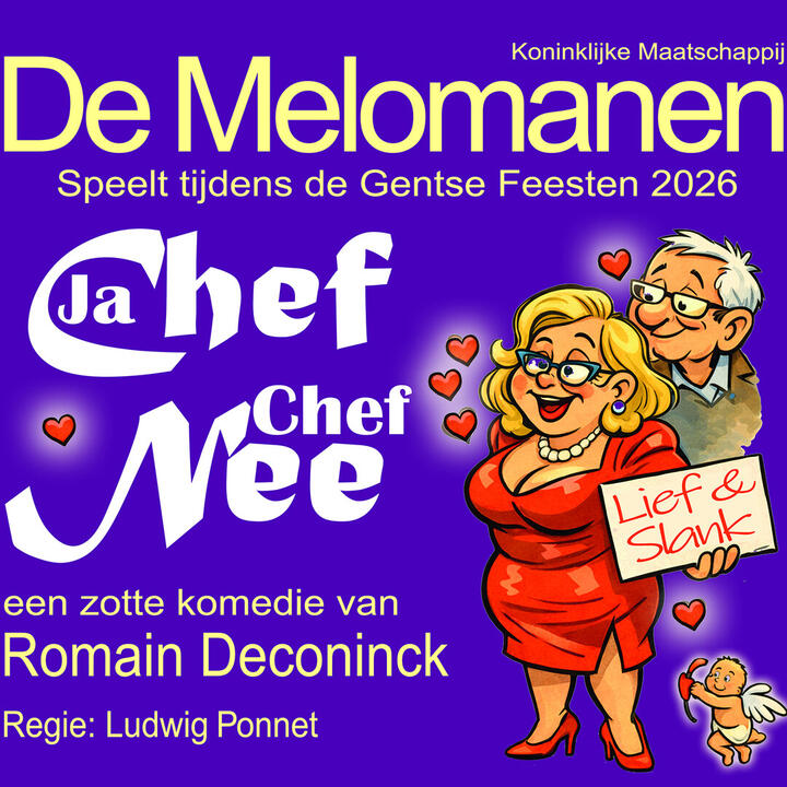 Aankondiging van de nieuwste productie van KM De Melomanen