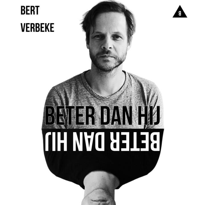 portret van Bert Verbeke en zijn spiegelbeeld