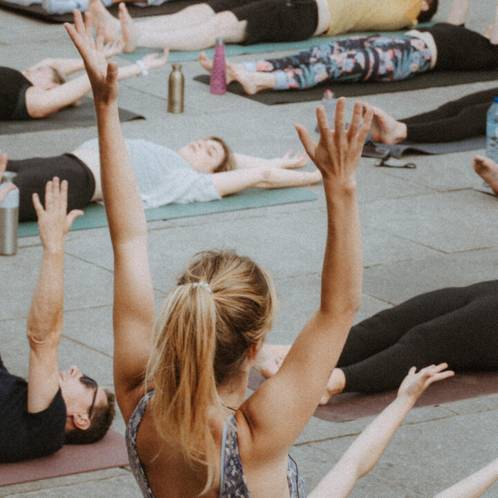 Yoga op de Kouter