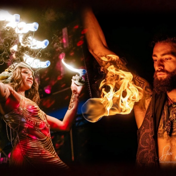 Oriental Fusion Fireshow door Paloma & Amayah