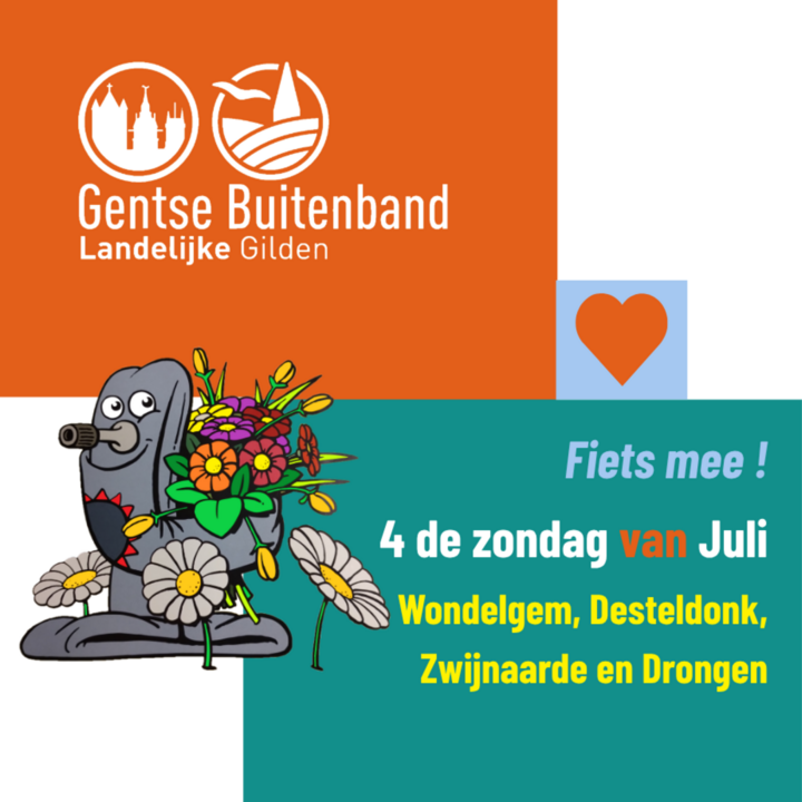 4°zondag van juli - Ontdek de buitenrand van Gent al fietsend