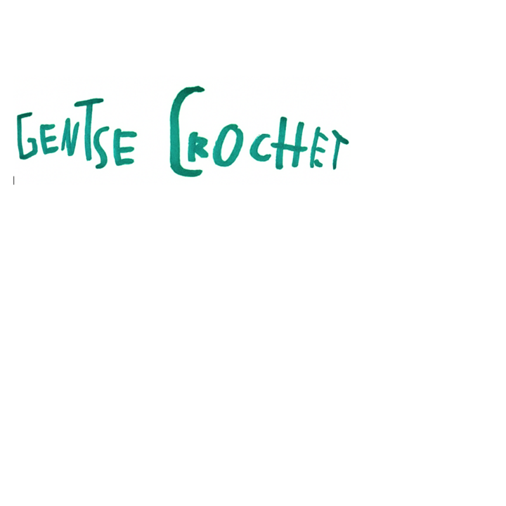 Het logo van Gentse Crochet in een speciale groene font.