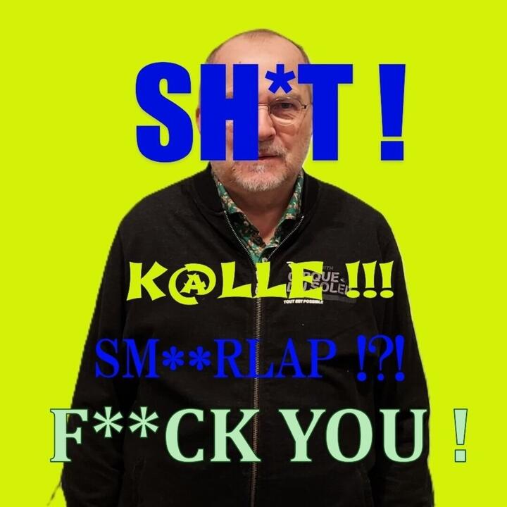 Man met 4 vloeken