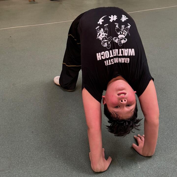 Kind doet Kung Fu
