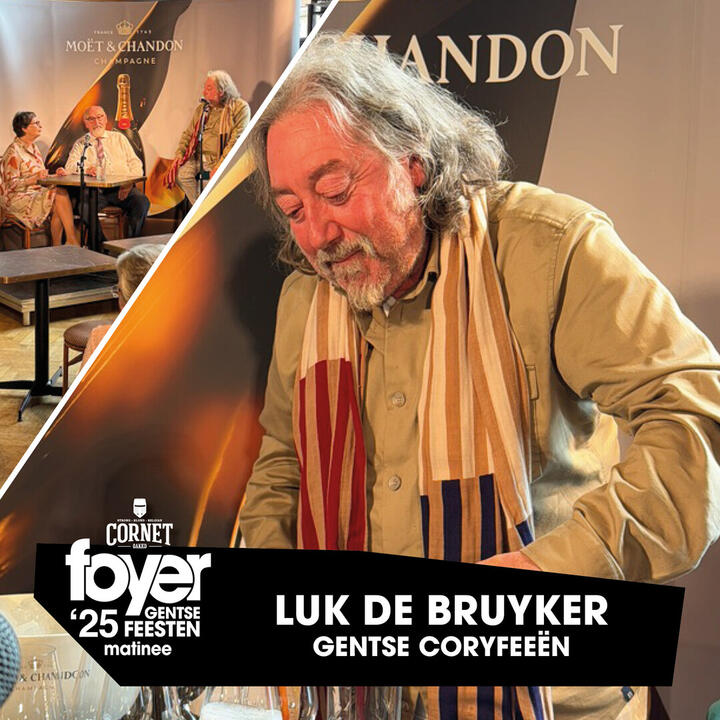 Foyer Gentse Feesten 27 juli 2025 om 14u30: Luk De Bruycker en de Gentse coryfeeën