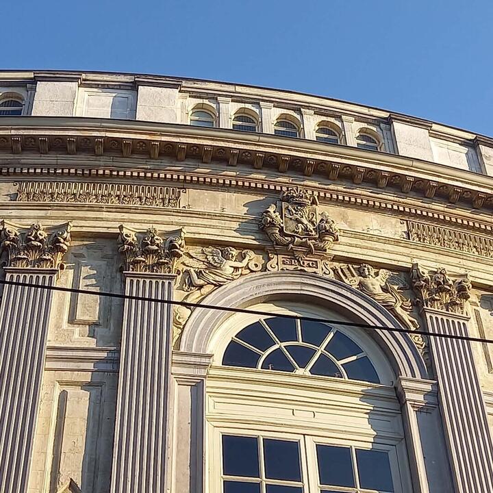 Detail gevel opera Gent
