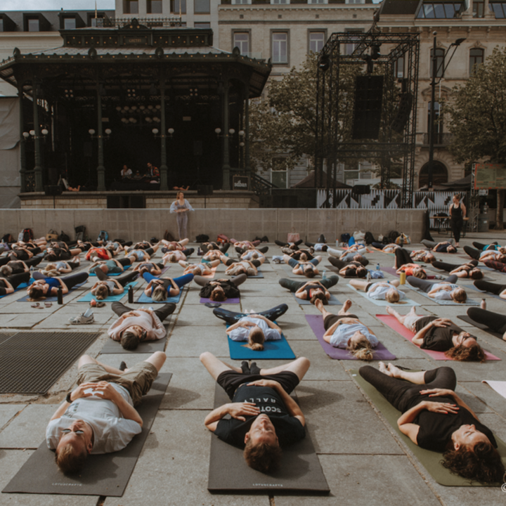 Yoga op de Kouter
