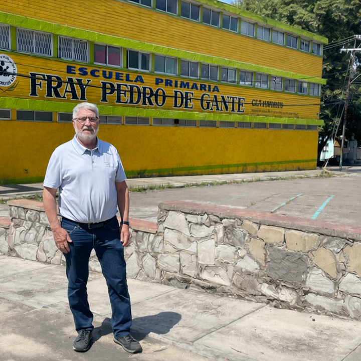 school in PUEBLA niet ver van Mexico-City