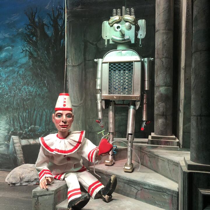 Robbe, de Robot, poppentheater met Pierke