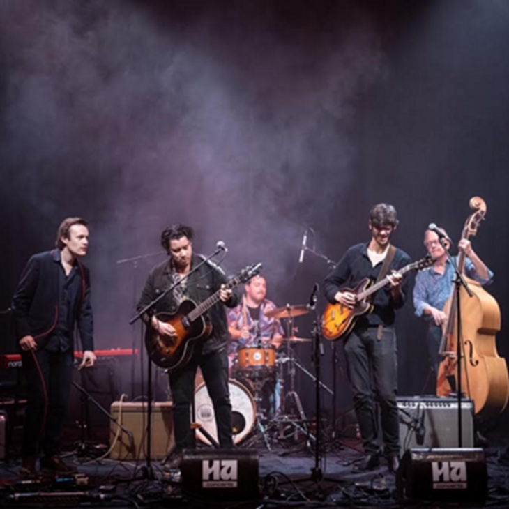 5 muzikanten die blues spelen